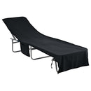 vidaXL Napozó törölközők 2 db Fekete 210 x 75 cm