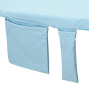 vidaXL Napozó törölközők 2 pcs Kék 210 x 75 cm Poliészter és poliamid
