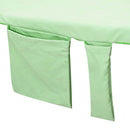 vidaXL Napozó törölközők 2 pcs Zöld 210 x 75 cm Poliészter és poliamid