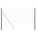 vidaXL Kerítésoszlop 2 pcs Zöld 70 cm Porszórt Acél