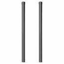 vidaXL Kerítoszlopok 2 pcs Szürke 50 cm Porszórt Acél