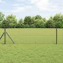 vidaXL Kerítésoszlop 12 pcs Szürke 70 cm Porszórt Acél