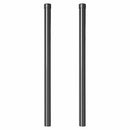 vidaXL Kerítésoszlop 2 pcs Szürke 80 cm Porszórt Acél