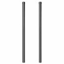 vidaXL Kerítoszlopok 2 pcs Szürke 100 cm Porszórt Acél