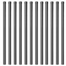 vidaXL Kerítoszlopok 12 pcs Szürke 100 cm Porszórt Acél