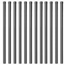 vidaXL Kerítésoszlop 12 pcs Szürke 110 cm Porszórt Acél