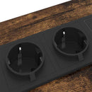 vidaXL Éjjeli asztal fiókkal Füstölt tölgy 30 x 48 x 61 cm Faanyag