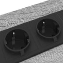 vidaXL Éjjeli asztal fiókkal Szürke sonoma 30 x 48 x 61 cm Faanyag