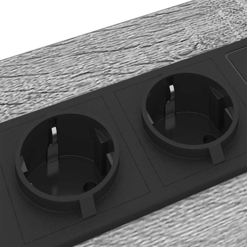 vidaXL Éjjeli asztal 2 pcs Szürke sonoma 30 x 48 x 61 cm Faanyag