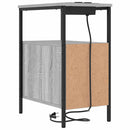 vidaXL Éjjeliszekrény 2 pcs Szürke Sonoma 30 x 48 x 61 cm Faanyag