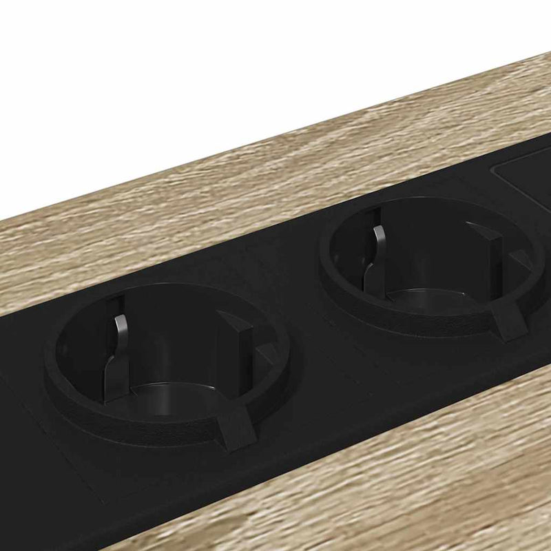 vidaXL Éjjeliszekrény fiókkal sonoma tölgy 42 x 41 x 56 cm Faanyag