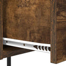 vidaXL Éjjeliszekrény fiókkal Füstölt tölgy 42 x 41 x 56 cm Faanyag