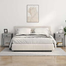 vidaXL Éjjeliszekrény 2 pcs Szürke sonoma 42 x 41 x 56 cm Faanyag