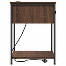 vidaXL Éjjeliszekrény 2 pcs Barna Tölgy 42 x 41 x 56 cm Faanyag