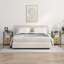 vidaXL Éjjeliszekrény 2 pcs Sonoma tölgy 40 x 31 x 60 cm Faanyag