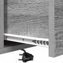 vidaXL Éjjeliszekrény 2 pcs Szürke Sonoma 40 x 31 x 60 cm Faanyag