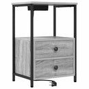 vidaXL Éjjeliszekrény 2 pcs Szürke Sonoma 40 x 31 x 60 cm Faanyag