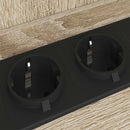 vidaXL Éjjeliszekrény 2 pcs Sonoma tölgy 38 x 31 x 61 cm Faanyag