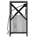 vidaXL Éjjeliszekrény Töltőállomással Szürke sonoma 40 x 31 x 60 cm