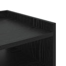 vidaXL Éjjeli asztal 2 pcs Musta tammi 40 x 40 x 61 cm Faanyag