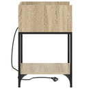 vidaXL Éjjeliszekrény 2 pcs Sonoma tölgy 40 x 40 x 61 cm Faanyag