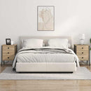 vidaXL Éjjeliszekrény 2 pcs sonoma tölgy 42 x 41 x 61 cm Faanyag