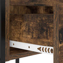 vidaXL Éjjeliszekrény fiókkal Füstölt tölgy 42 x 41 x 61 cm Faanyag