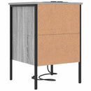 vidaXL Éjjeliszekrény 2 pcs Szürke Sonoma 42 x 41 x 61 cm Faanyag