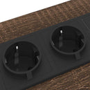 vidaXL Éjjeliszekrény 2 pcs barna tölgy 42 x 41 x 61 cm Faanyag