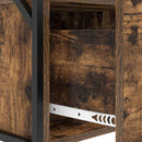 vidaXL Éjjeliszekrény fiókkal Füstölt tölgy 40 x 31 x 60 cm Faanyag