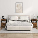 vidaXL Éjjeliszekrény fiókkal Füstölt tölgy 40 x 31 x 60 cm Faanyag