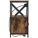 vidaXL Éjjeliszekrény 2 pcs Füstölt tölgy 40 x 31 x 60 cm Faanyag