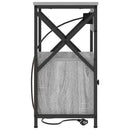 vidaXL Éjjeliszekrény 2 pcs Szürke Sonoma 40 x 31 x 60 cm Faanyag
