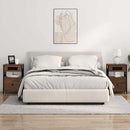 vidaXL Éjjeliszekrény fiókkal barna tölgy 40 x 31 x 60 cm Faanyag