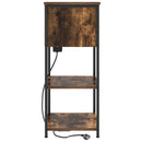 vidaXL Éjjeliszekrény Füstölt tölgy 55 x 31 x 76 cm Faanyag