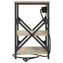 vidaXL Éjjeliszekrény 2 pcs Sonoma tölgy 41 x 31 x 51 cm Faanyag