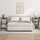 vidaXL Éjjeliszekrény polcokkal sonoma tölgy 41 x 31 x 76 cm Faanyag