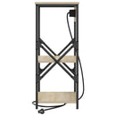 vidaXL Éjjeliszekrény polcokkal Sonoma tölgy 41 x 31 x 76 cm Faanyag