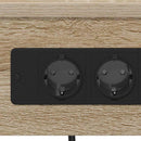 vidaXL Éjjeliszekrény 2 pcs sonoma tölgy 41 x 31 x 76 cm Faanyag