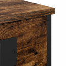 vidaXL Éjjeliszekrény polcokkal Füstölt tölgy 41 x 31 x 76 cm Faanyag