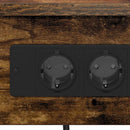 vidaXL Éjjeliszekrény 2 pcs Füstölt tölgy 41 x 31 x 76 cm Faanyag