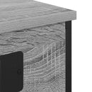 vidaXL Éjjeliszekrény polcokkal Szürke sonoma 41 x 31 x 76 cm Faanyag