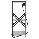 vidaXL Éjjeliszekrény 2 pcs Szürke sonoma 41 x 31 x 76 cm Faanyag