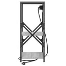 vidaXL Éjjeliszekrény 2 pcs Szürke Sonoma 41 x 31 x 76 cm Faanyag