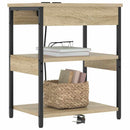 vidaXL Éjjeliszekrény 2 pcs Sonoma tölgy 41 x 31 x 51 cm Faanyag