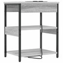 vidaXL Éjjeliszekrény 2 pcs Szürke Sonoma 41 x 31 x 51 cm Faanyag