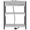 vidaXL Éjjeliszekrény 2 pcs Szürke Sonoma 41 x 31 x 51 cm Faanyag