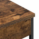 vidaXL Éjjeliszekrény polcokkal Füstölt tölgy 41 x 31 x 76 cm Faanyag
