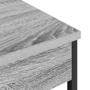 vidaXL Éjjeliszekrény Töltőállomással polcokkal Szürke sonoma Faanyag