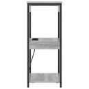 vidaXL Éjjeliszekrény polcokkal Szürke Sonoma 41 x 31 x 76 cm Faanyag